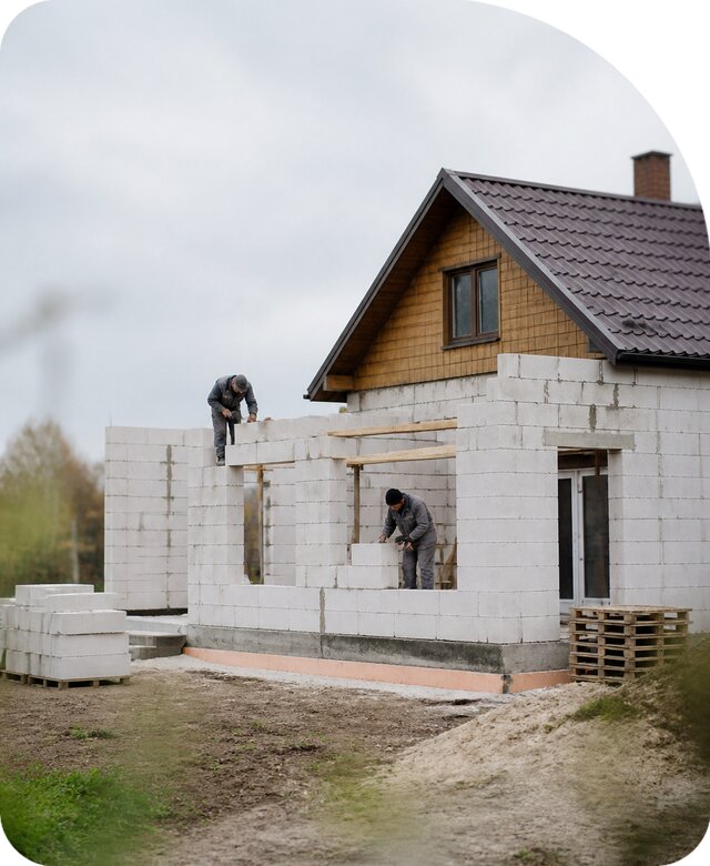 Пристройка из пеноблоков в Новокуйбышевске под ключ от 35847 р. | РадиДОМА-Нвб